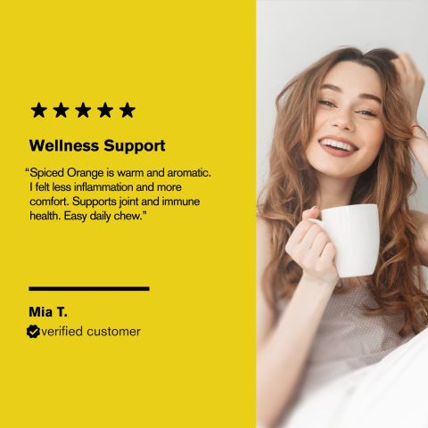 500mg Ginger + Turmeric - Spiced Orange - Thumbnail 7