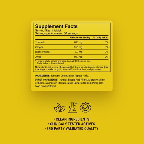 500mg Ginger + Turmeric - Spiced Orange - Thumbnail 9