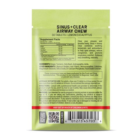 500mg Sinus + Airway Clear - Lemon Eucalyptus - Thumbnail 8