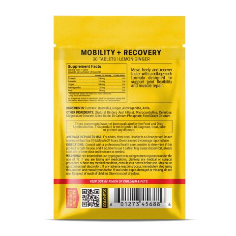 500mg Mobility + Recovery - Lemon Ginger - Thumbnail 8