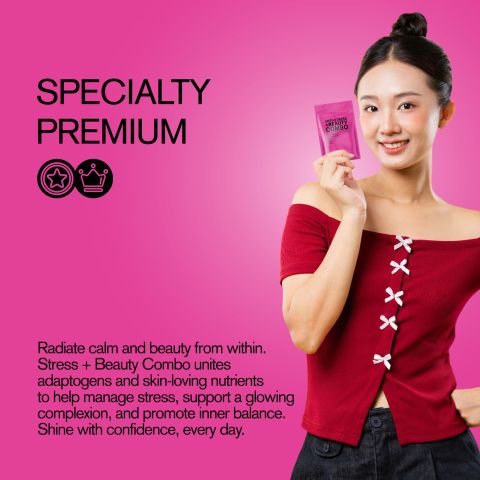 500mg Stress + Beauty Combo - Strawberry Pomegranate - Thumbnail 6