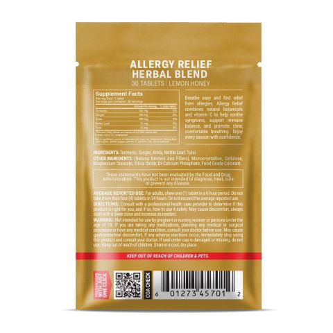 500mg Allergy Relief - Lemon Honey - Thumbnail 8