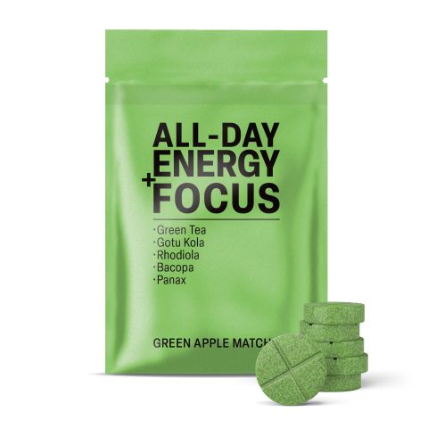 500mg All-Day Energy + Focus - Green Apple Matcha - Thumbnail 2
