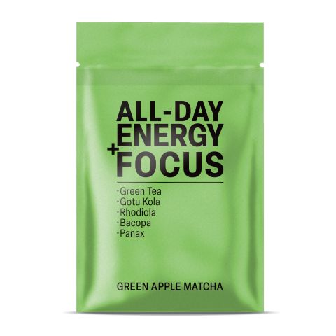 500mg All-Day Energy + Focus - Green Apple Matcha - Thumbnail 3