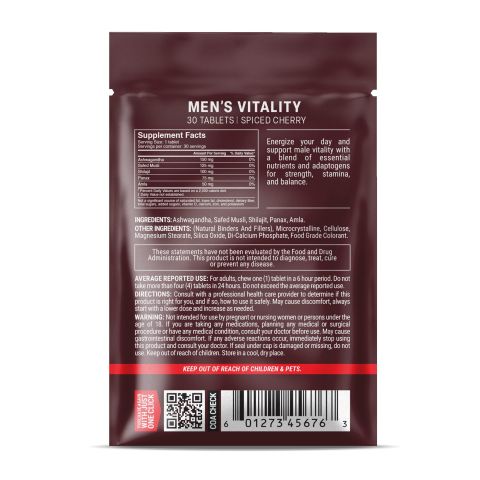 500mg Men's Vitality - Spiced Cherry - Thumbnail 8