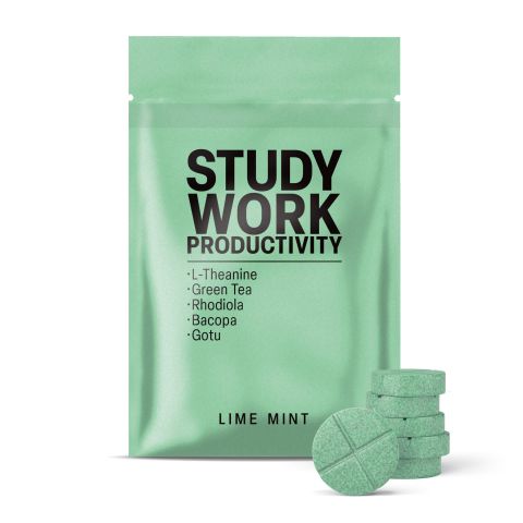 500mg Study Work Productivity - Lime Mint - Thumbnail 2