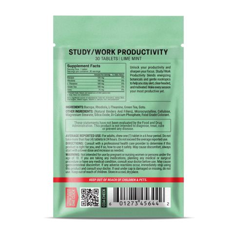 500mg Study Work Productivity - Lime Mint - Thumbnail 8