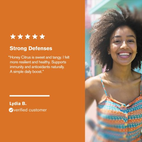 500mg Daily Immune Booster - Honey Citrus - Thumbnail 7