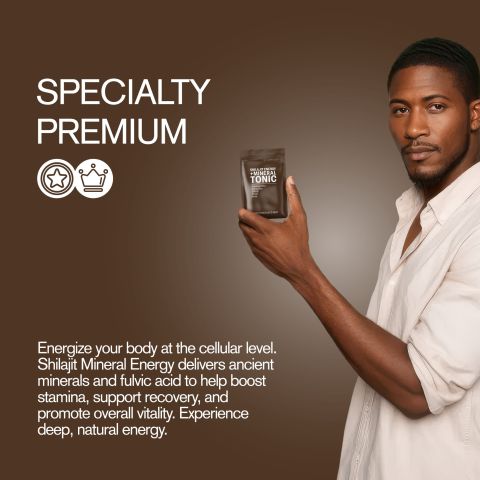 500mg Shilajit Mineral Energy - Dark Chocolate Mint - Thumbnail 6