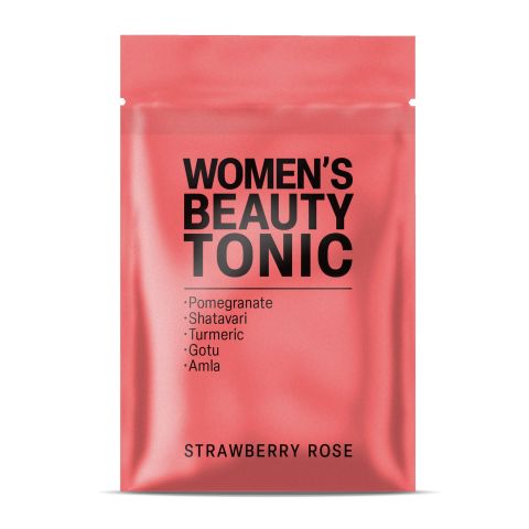 500mg Women's Beauty Tonic - Strawberry Rose - Thumbnail 3