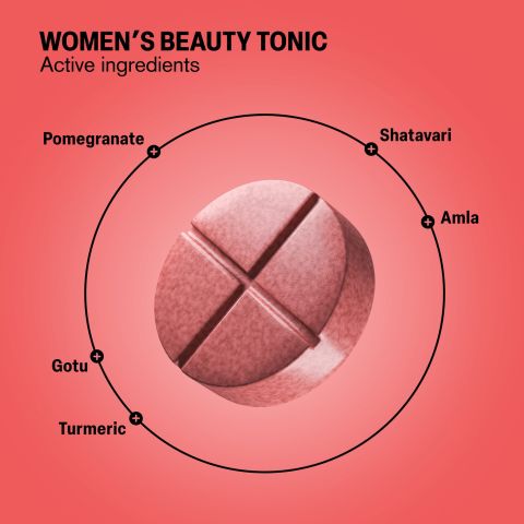 500mg Women's Beauty Tonic - Strawberry Rose - Thumbnail 5