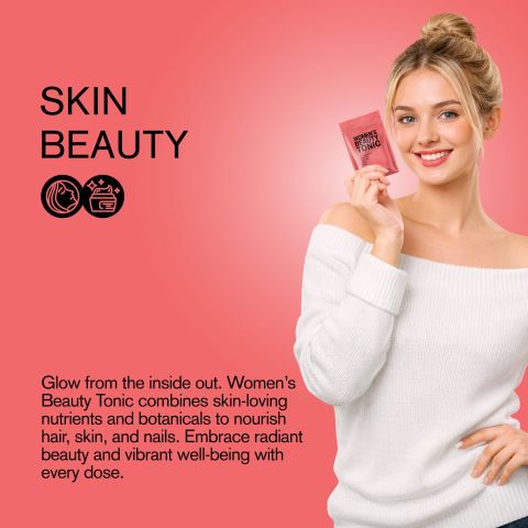500mg Women's Beauty Tonic - Strawberry Rose - Thumbnail 6
