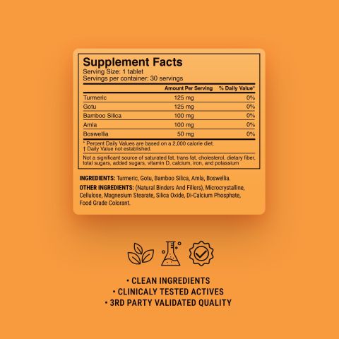500mg Collagen + Cartilage Support - Orange Peach - Thumbnail 9