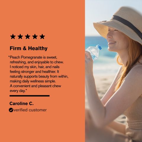 500mg Collagen Support Herbs - Peach Pomegranate - Thumbnail 7