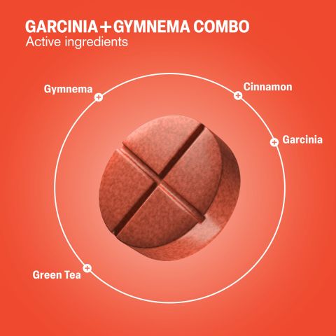 500mg - Garcinia + Gymnema Combo - Tangerine - Mood Tablets - Thumbnail 5