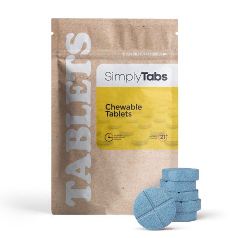 10mg Delta-8 Nano Chewable Tablets - Blueberry - Simply Tabs - Thumbnail 2