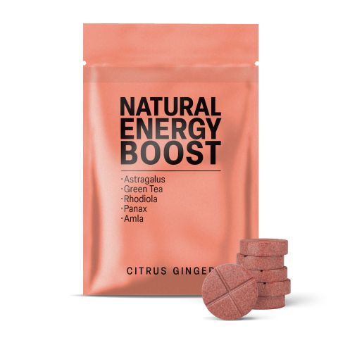 500mg Natural Energy Boost - Citrus Ginger - Thumbnail 2