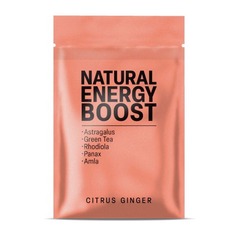 500mg - Natural Energy Boost - Citrus Ginger - Mood Tablets - Thumbnail 3
