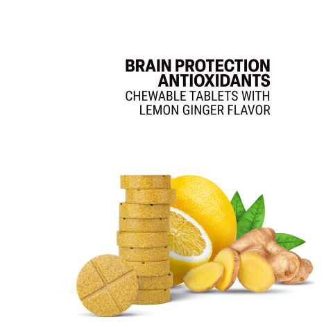 500mg Brain Protection Antioxidants - Lemon Ginger - Thumbnail 4