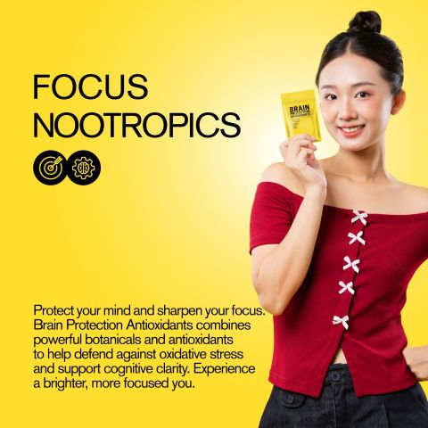 500mg Brain Protection Antioxidants - Lemon Ginger - Thumbnail 6