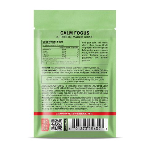 500mg Calm Focus - Matcha Citrus - Thumbnail 8