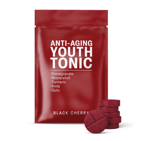 500mg Anti-Aging Youth Tonic - Black Cherry - Thumbnail 2
