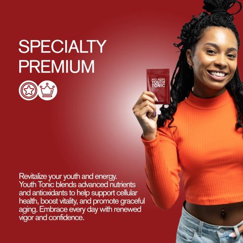 500mg Anti-Aging Youth Tonic - Black Cherry - Thumbnail 6