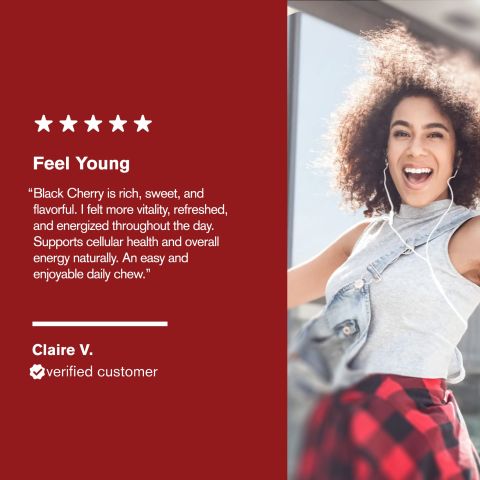 500mg Anti-Aging Youth Tonic - Black Cherry - Thumbnail 7