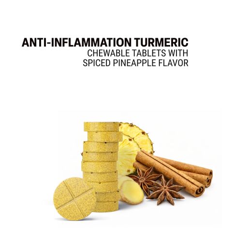 500mg Anti-Inflammation Turmeric - Spiced Pineapple - Thumbnail 4