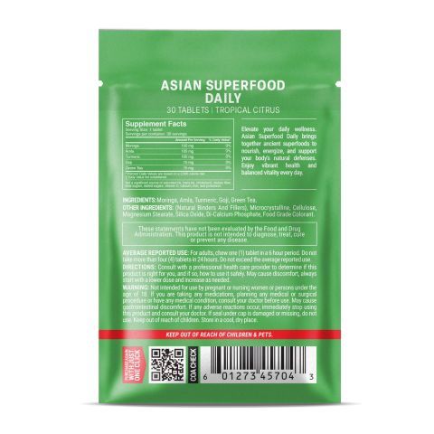500mg Asian Superfood Daily - Tropical Citrus - Thumbnail 8