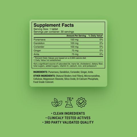 500mg - Kidney Herbal Support - Lemon Mint - Mood Tablets - Thumbnail 9