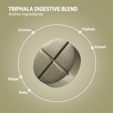 500mg Triphala Digestive - Cardamom Lemon - Thumbnail 5