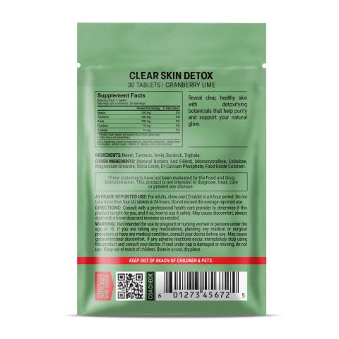 500mg Clear Skin Detox - Cranberry Lime - Thumbnail 8