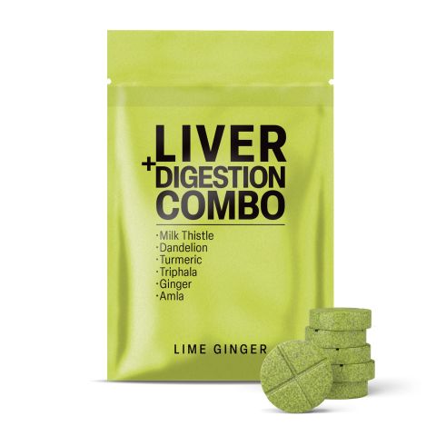 500mg Liver + Digestion Combo - Lime Ginger - Thumbnail 2