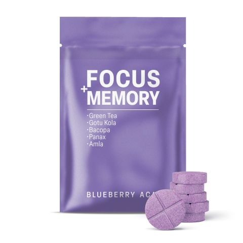 500mg Focus + Memory - Blueberry Acai - Thumbnail 2