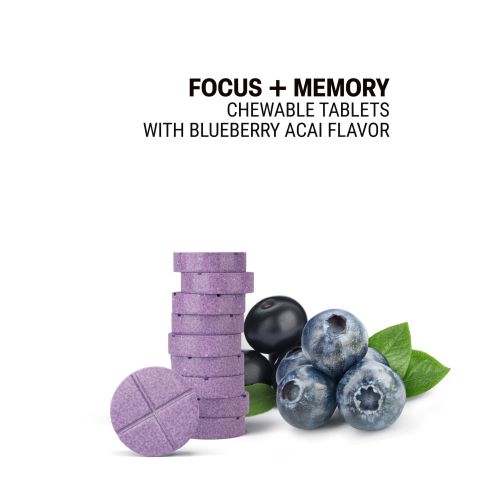500mg Focus + Memory - Blueberry Acai - Thumbnail 4