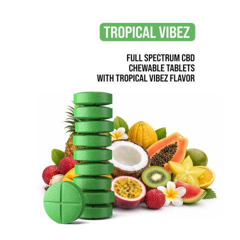 200mg Full Spectrum CBD Tablets - Tropical VIbez - Thumbnail 5