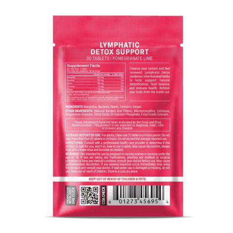 500mg Lymphatic Detox Support - Pomegranate Lime - Thumbnail 8