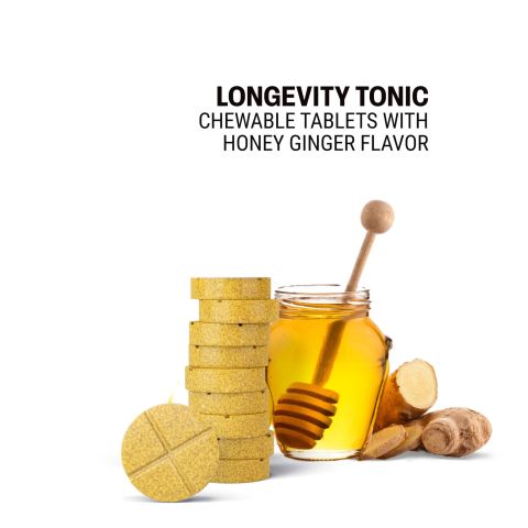 500mg Longevity Tonic - Honey Ginger - Thumbnail 4