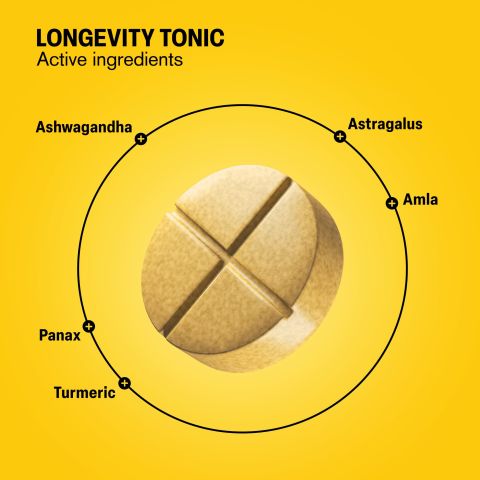 500mg Longevity Tonic - Honey Ginger - Thumbnail 5