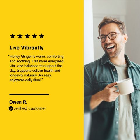 500mg Longevity Tonic - Honey Ginger - Thumbnail 7