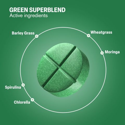500mg Green Superblend - Pineapple Mint - Thumbnail 5