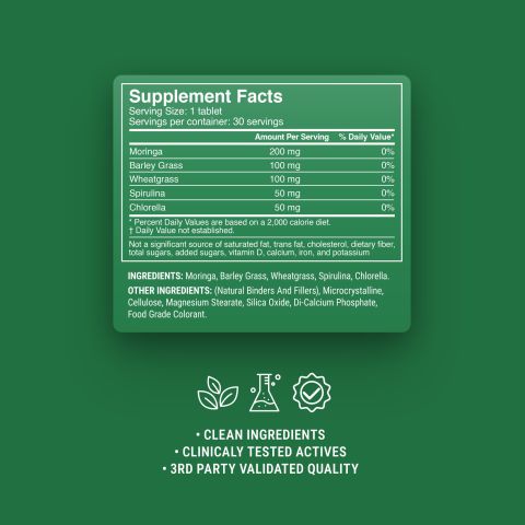 500mg Green Superblend - Pineapple Mint - Thumbnail 9