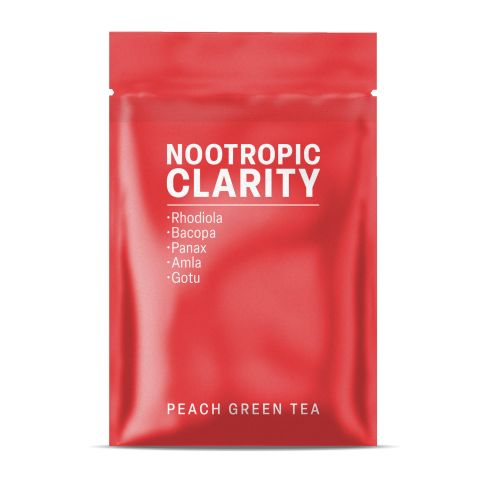 500mg Nootropic Clarity - Peach Green Tea - Thumbnail 3