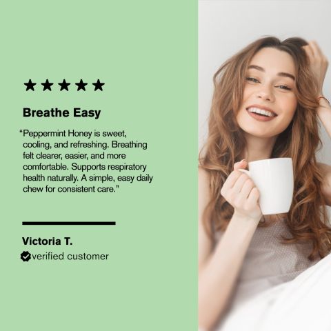 500mg Lung Cleanse - Peppermint Honey - Thumbnail 7