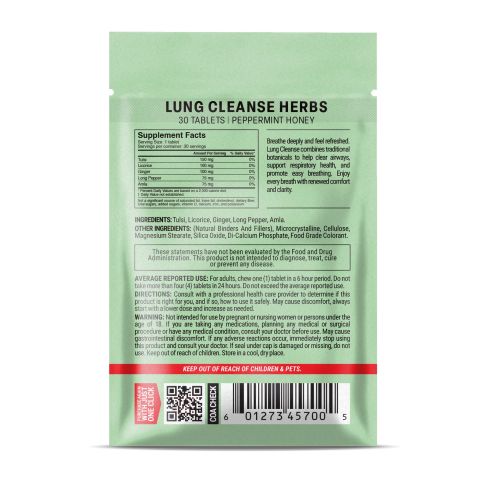 500mg Lung Cleanse - Peppermint Honey - Thumbnail 8