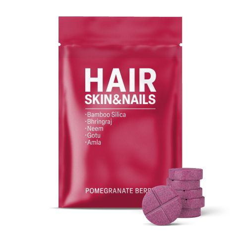 500mg Hair Skin & Nails - Pomegranate Berry - Thumbnail 2