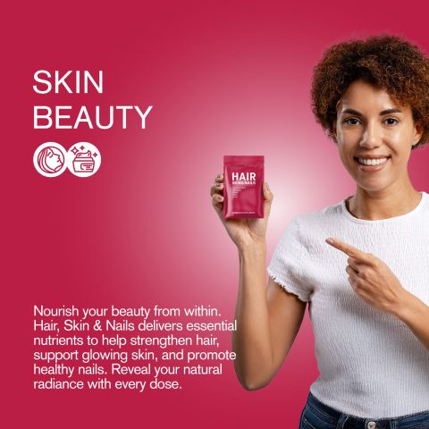 500mg Hair Skin & Nails - Pomegranate Berry - Thumbnail 6