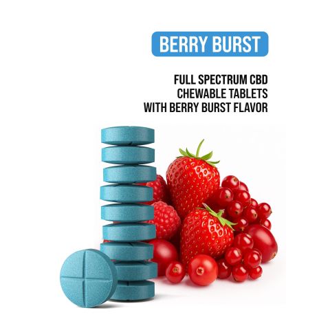 200mg Full Spectrum CBD Tablets - Berry Burst - Thumbnail 5