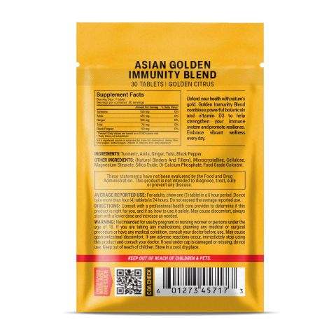500mg Asian Golden Immunity Blend - Golden Citrus - Thumbnail 8